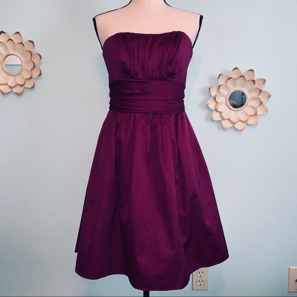 David’s Bridal Tube Top Dress
